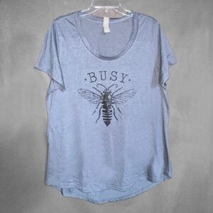 Gray "Busy Bee" T-shirt